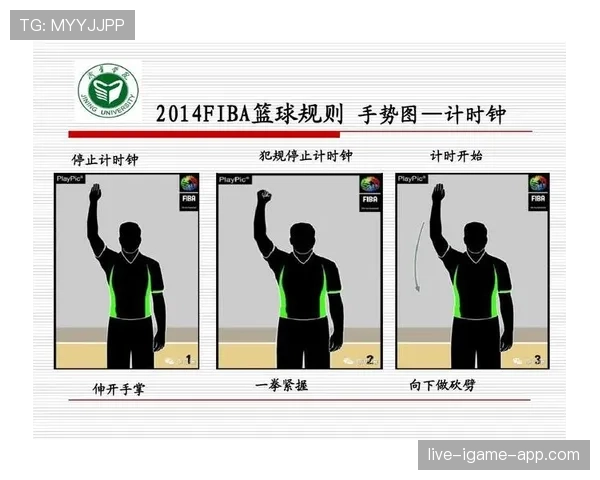 想要看懂裁判手势？图解篮球规则中的标准手势信号